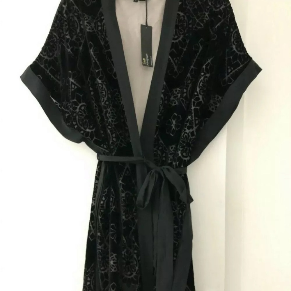 Rosie Autograph Velvet Robe Kimono